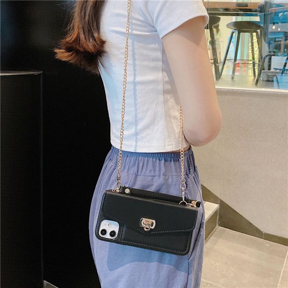 Wallet Handbag With Lanyard Phone Case For 11Pro Max - Picture 1 of 4